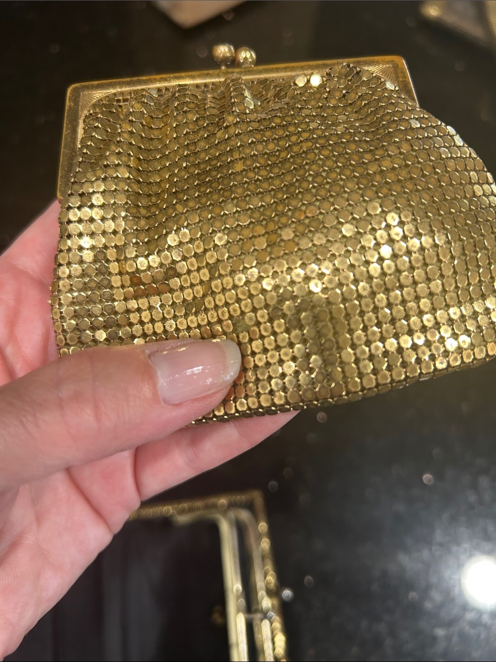 Vintage Gold Mesh Wallets/Coin Purse Lot - Picture 16 of 16